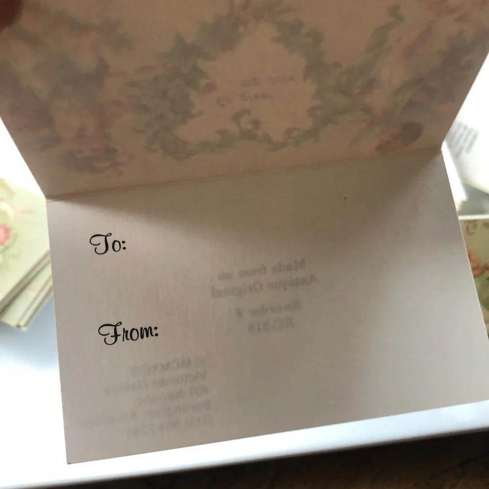 VICTORIAN GALLERY MINI TUCK IN VALENTINE'S CARDS LOT OF 20